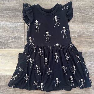 Kyte Baby 2T Pocket Dress in Skeleton 💀